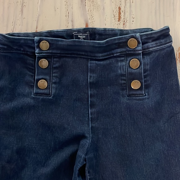 Gap Kids Girls Size 12 Flare Adjustable Waist Jeans - Picture 2 of 7